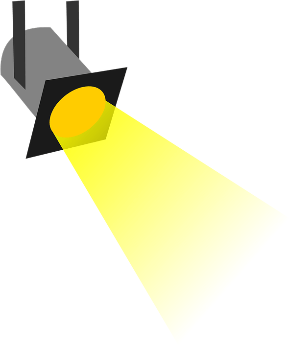 Spot Light Clip Art (758x720)