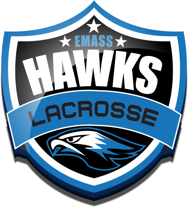 Emass Hawks Lacrosse Logo (679x697)