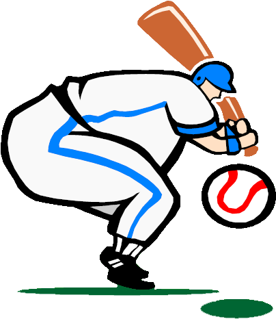 Baseball Hitter - Baseball (415x495)