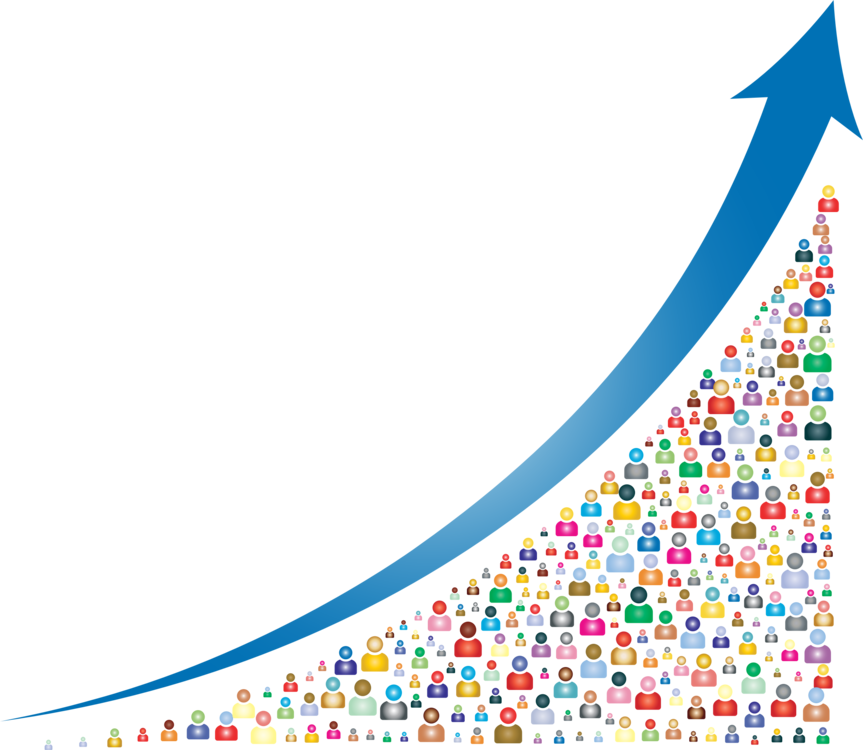 Chart Point Business Sky Plc - Increase Clipart (863x750)