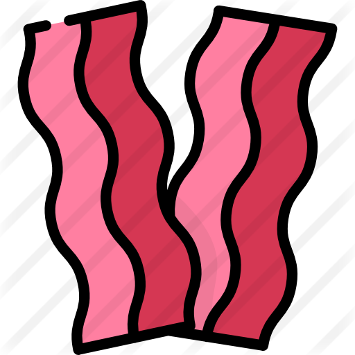 Bacon Free Icon - Tocino (512x512)