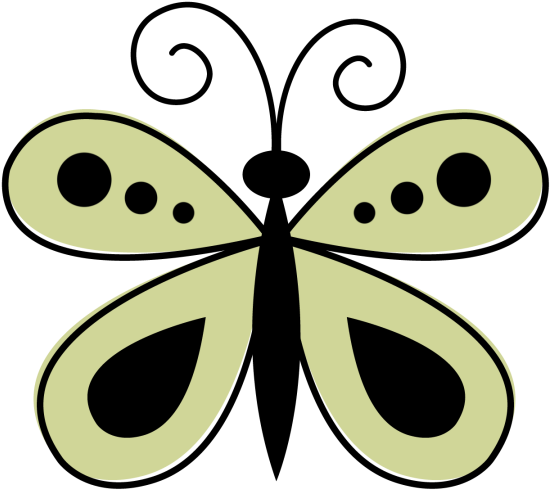 Butterfly2 - Brush-footed Butterfly (551x496)