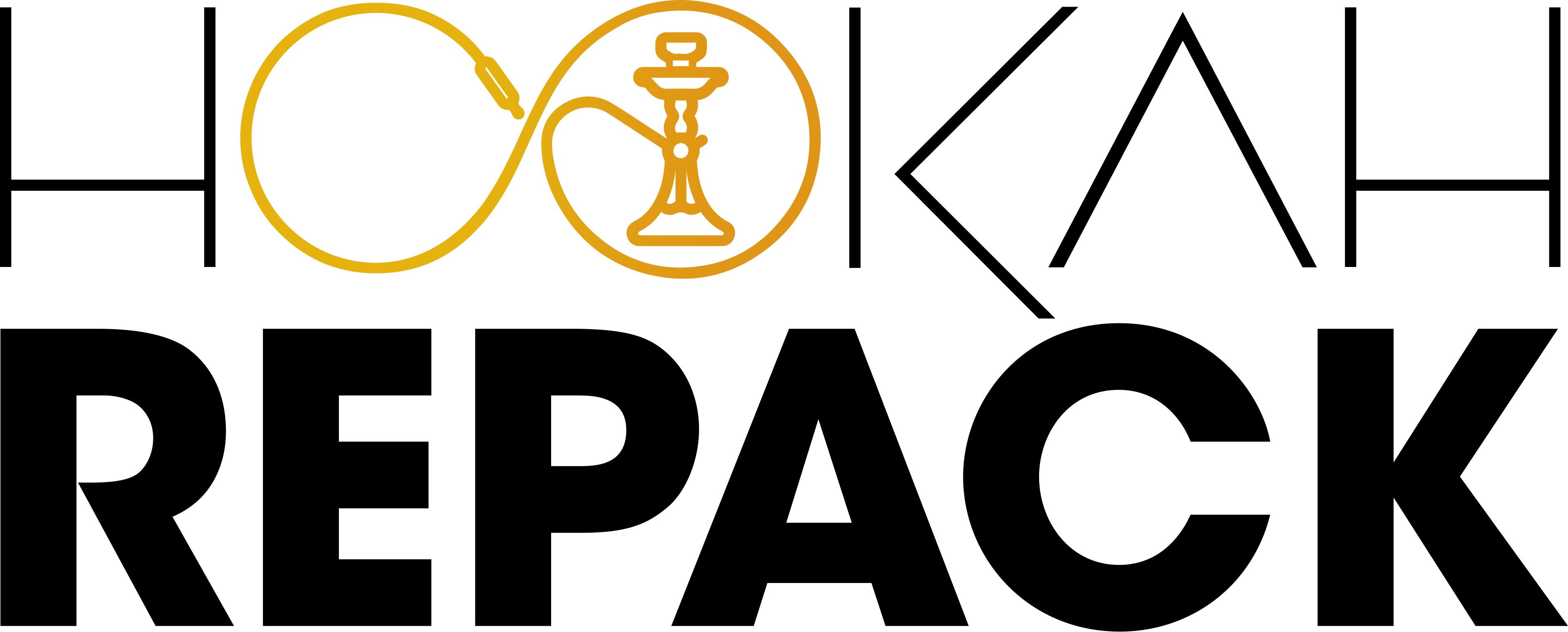 Hookah Png Logo (3804x1534)