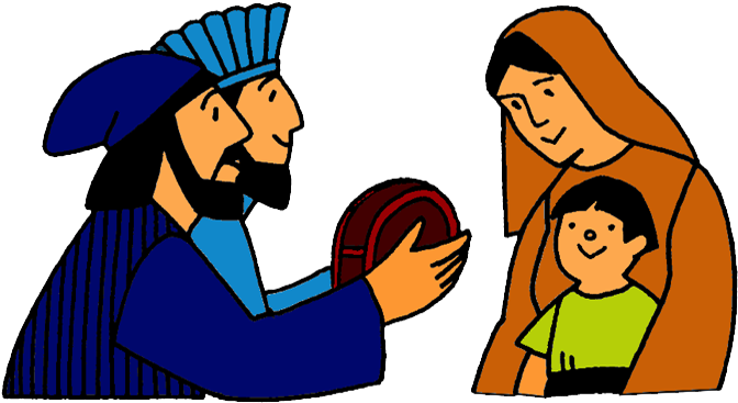 4 Wise Men And Star - Jesus (700x467)