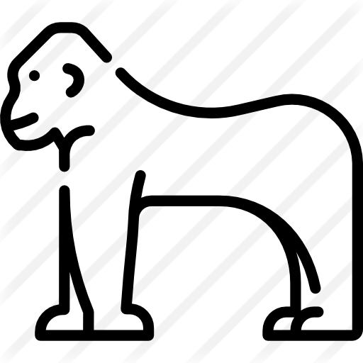 Gorilla Free Icon - Gorilla (512x512)