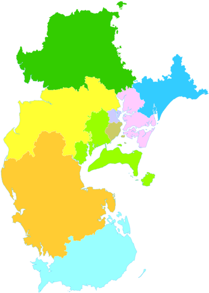 Administration - Zhan Jiang Map (450x622)