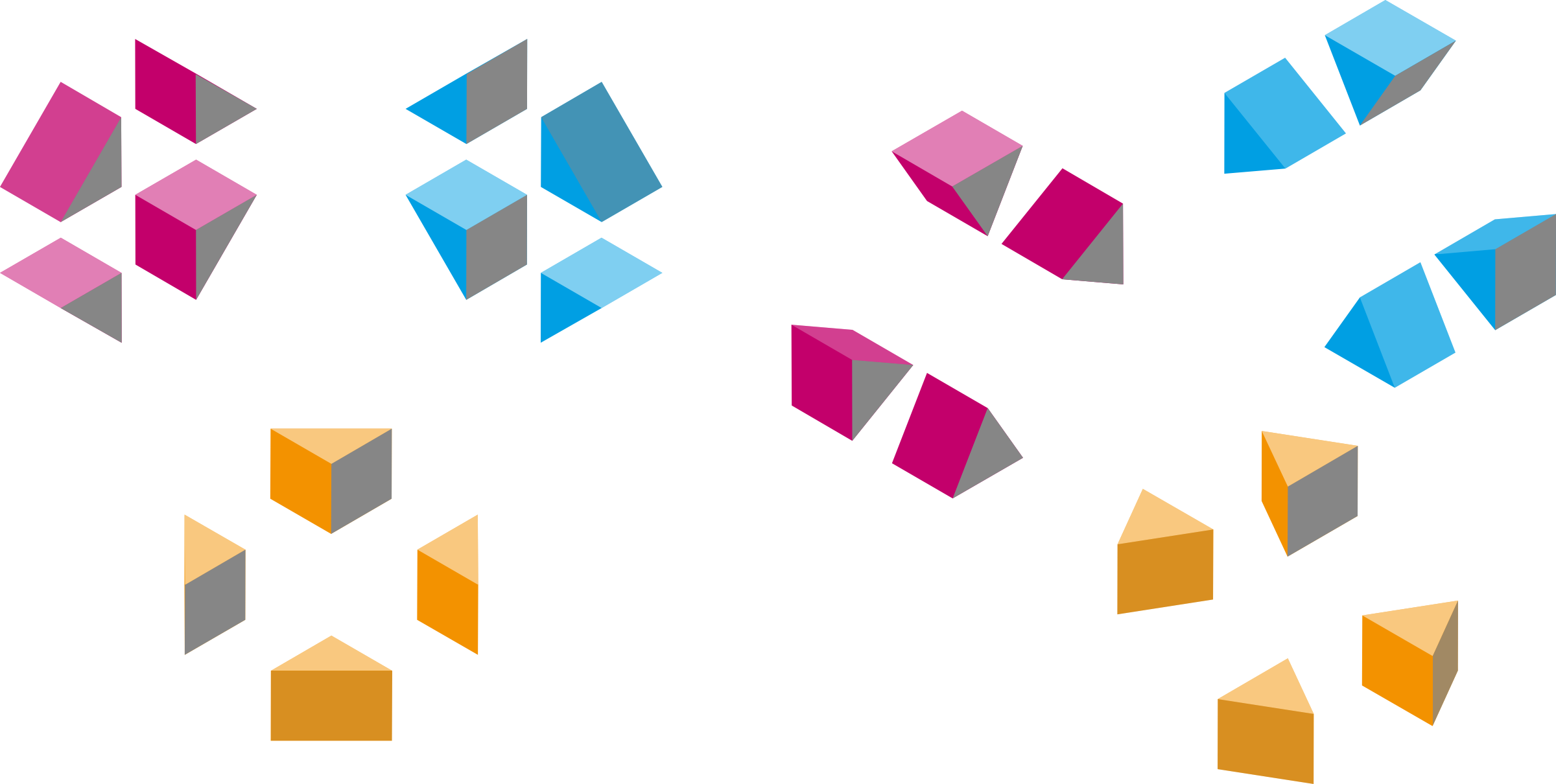 Triangle Line Polyhedron Shape - Shape (2400x1210)