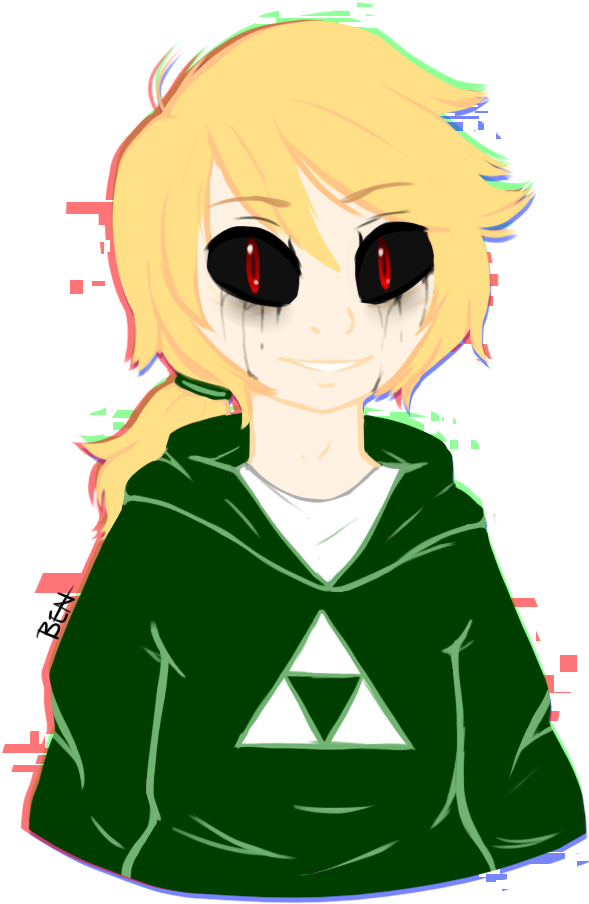 Was Testing Out Ways To Draw Without - Creepypasta (691x956)