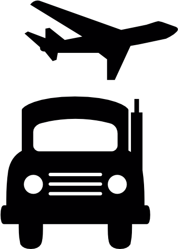 Logistics Icon Png Black (512x512)
