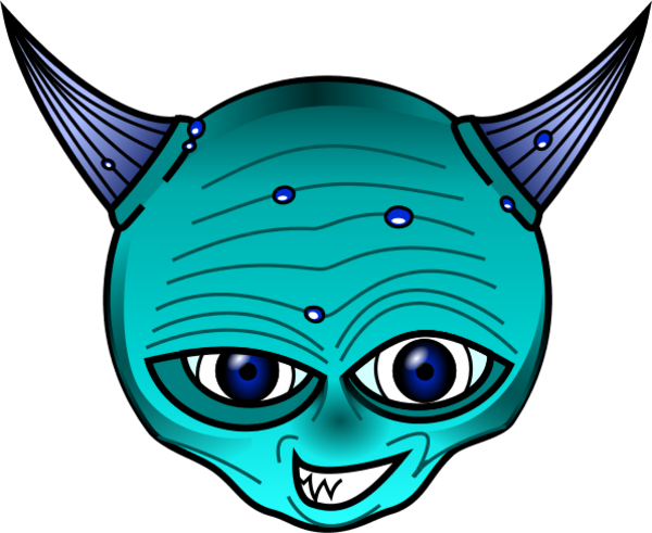 Red Devil Vector Clip Art - Cartoon Lucifer (600x491)