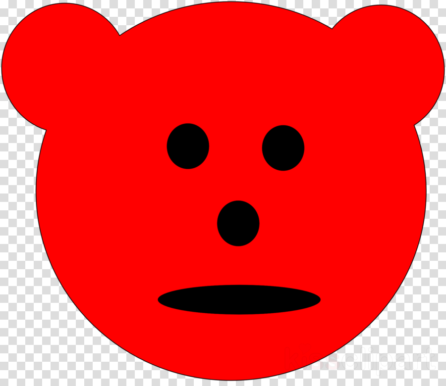 Red Bear Clipart (900x780)