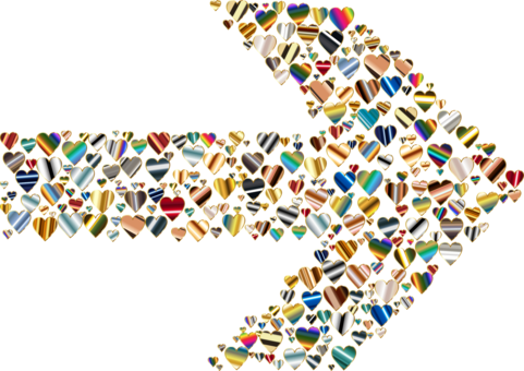 Psychedelic Art Psychedelia Computer Icons - Psychedelic Arrow (481x340)