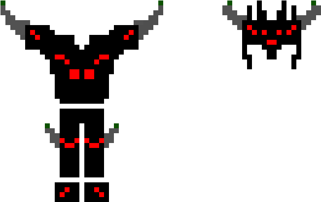Spider Emperor Armor - Pixel Art (650x430)