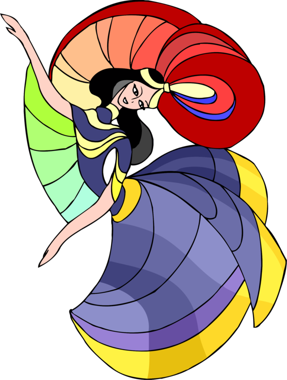 Dance Cartoon Performing Arts Hula - Dance (566x750)