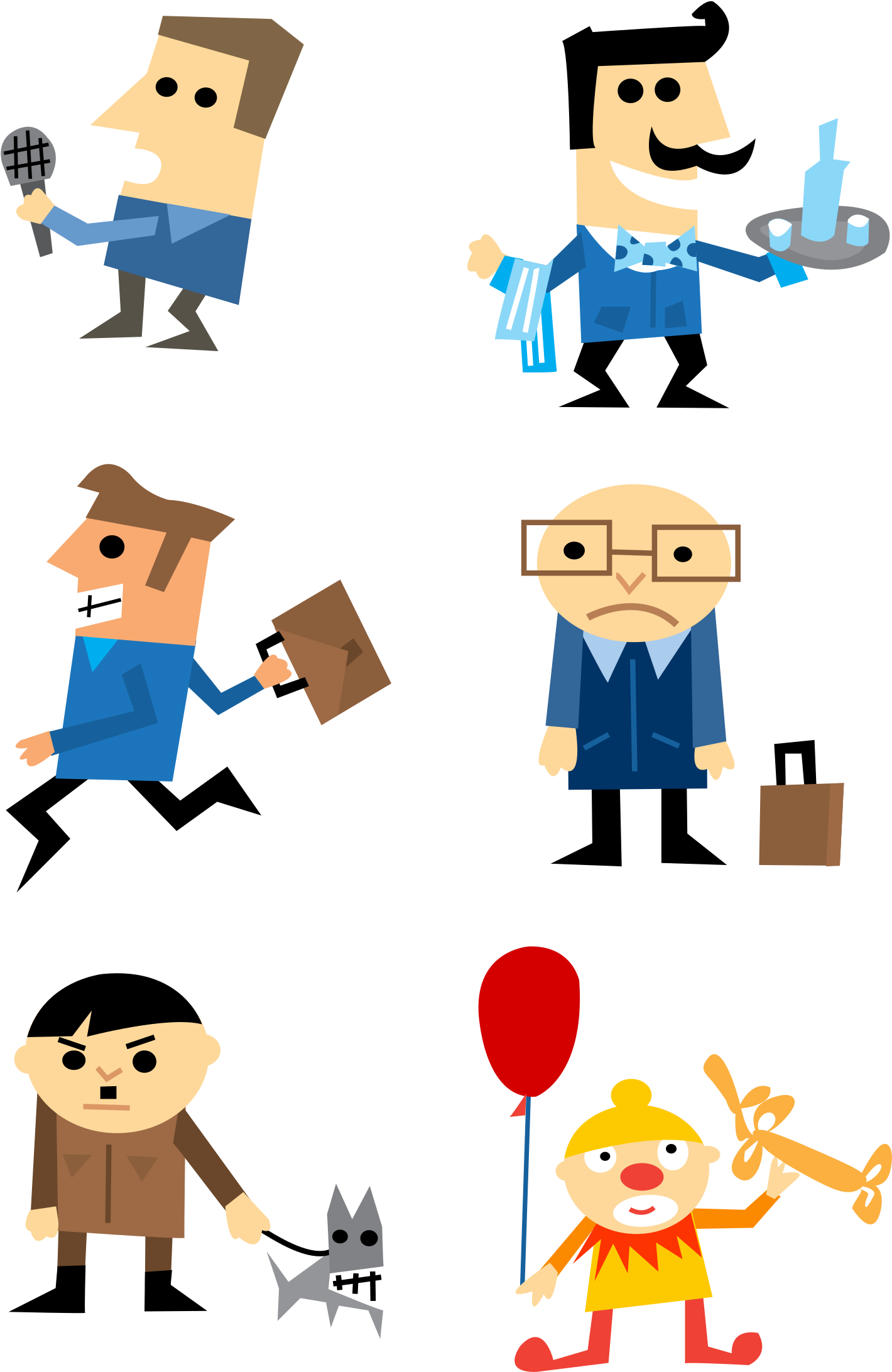 Vector Character Set Free (1697x2400)