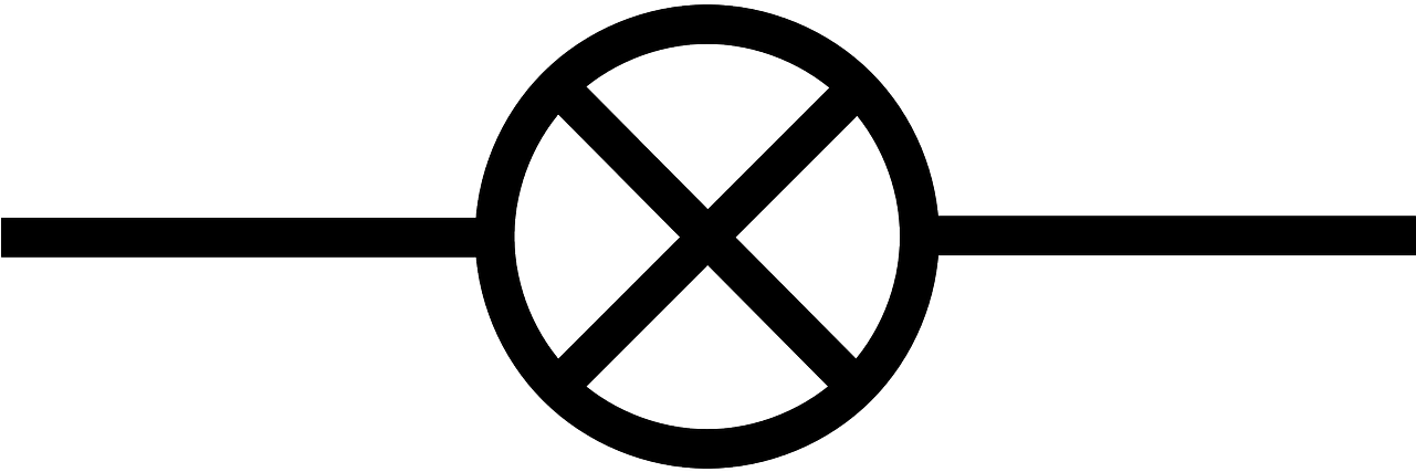 Vector Library Electric Vector Symbol - Bulb Symbol (1280x640)
