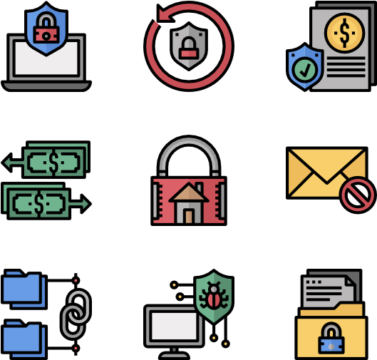 Security - Shopping Vector Icons (600x564)