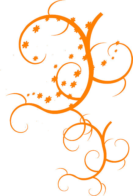 Vector Floral Amarillo Png (436x640)