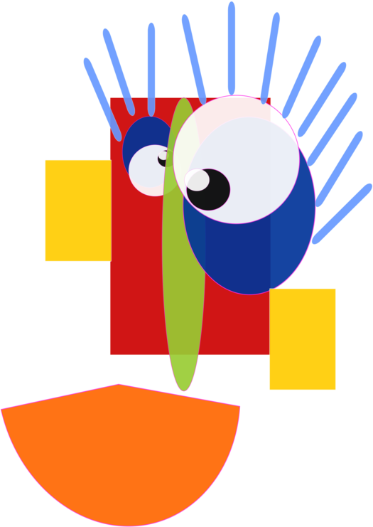 Beak Cartoon Logo Line - Logo (530x750)