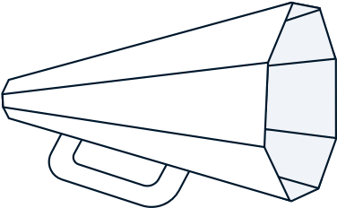 Lift Off Megaphones - Drawing (400x400)