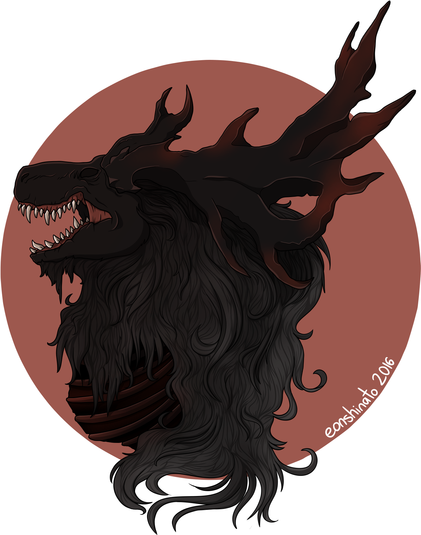 Cleric Beast - Illustration (1457x1817)