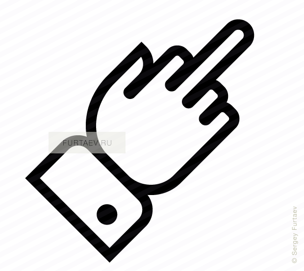 Clip Transparent Finger Vector - Hand (620x553)