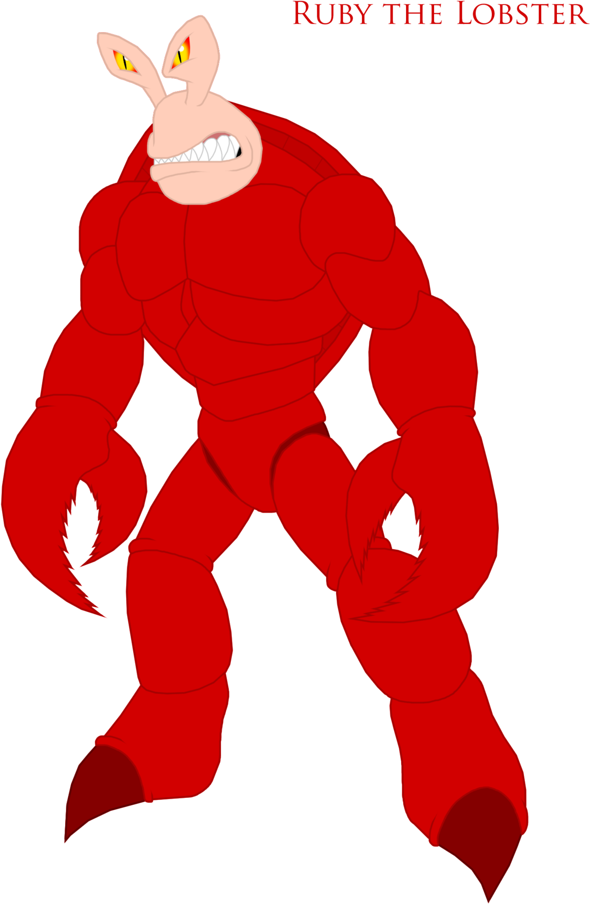 Ruby The Lobster By Pyrus-leonidas - Ruby The Lobster Rampage (1280x1885)