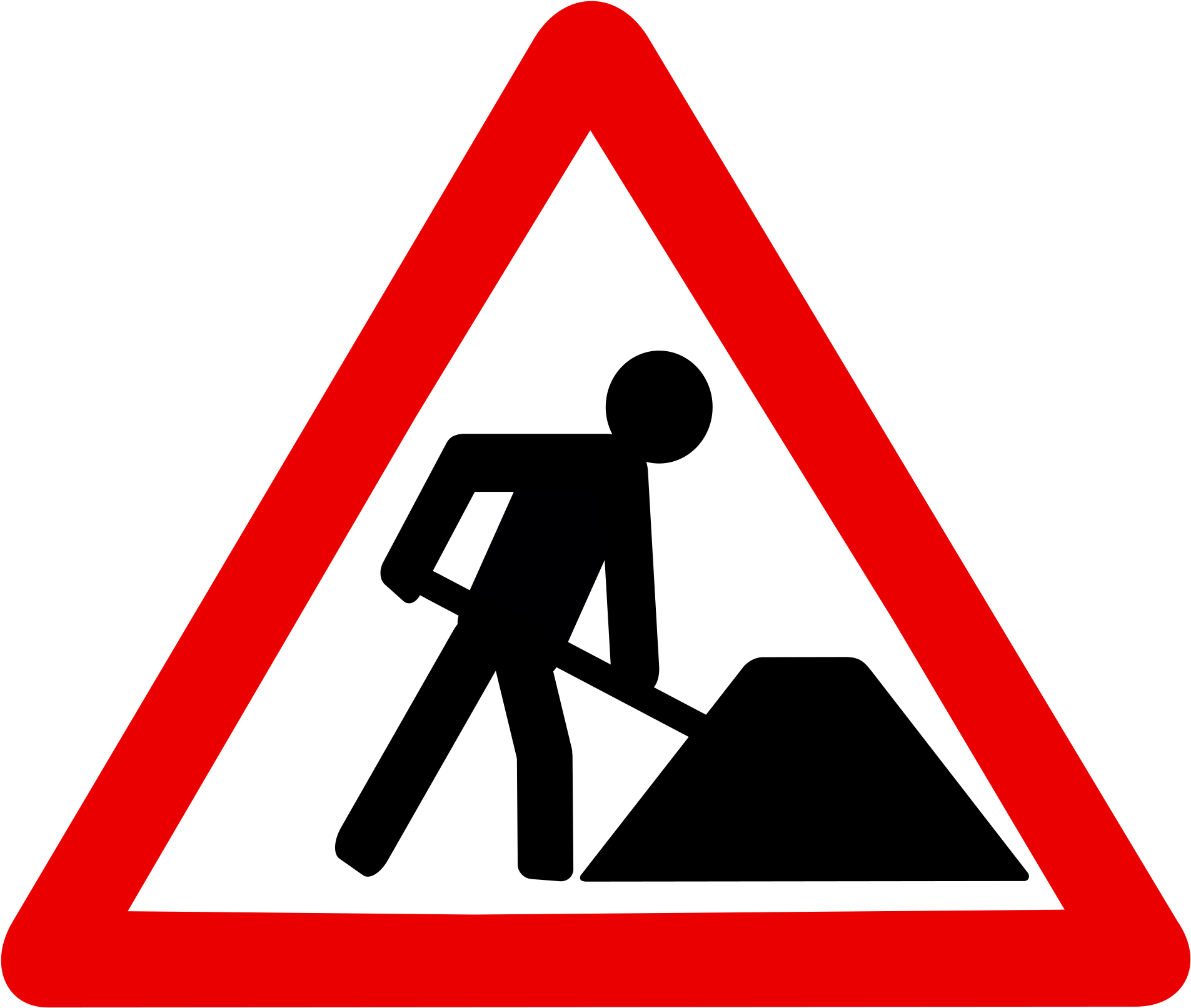 Open - Baustelle Svg (2000x1751)
