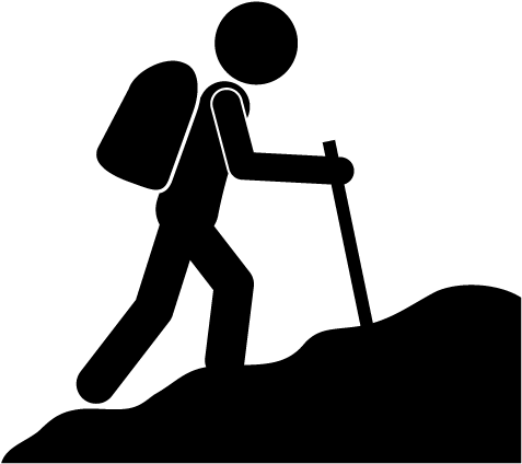 School And Study - 登山 クリップ アート (640x480)