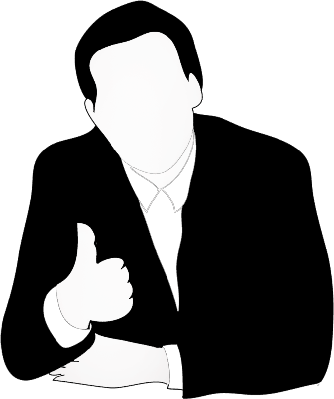 Man Avatar Vector Silhouettes Of People - Businessman Clipart Transparent Background (700x827)