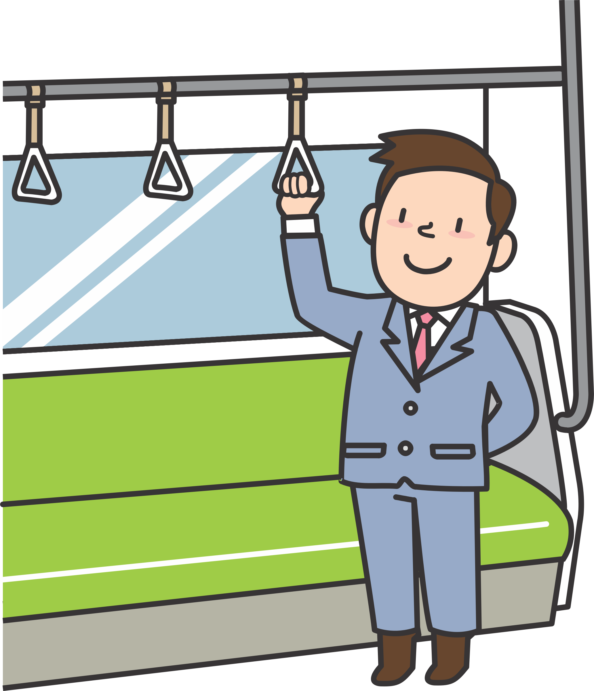 Big Image - Commuter Clipart (2064x2400)