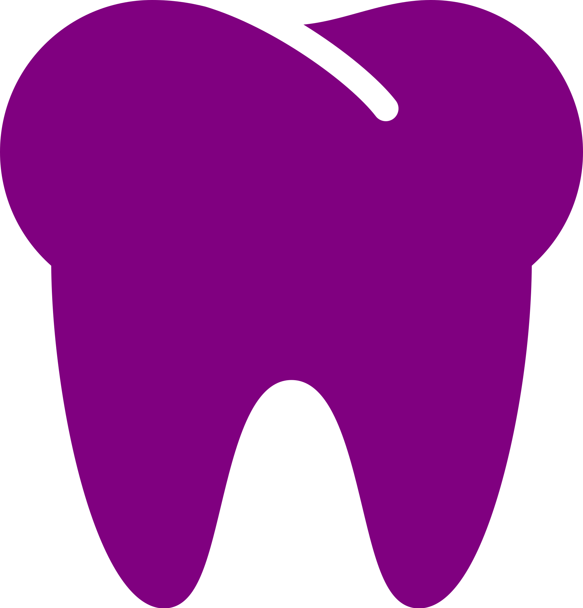 Open - Tooth Logo Purple (2000x2087)
