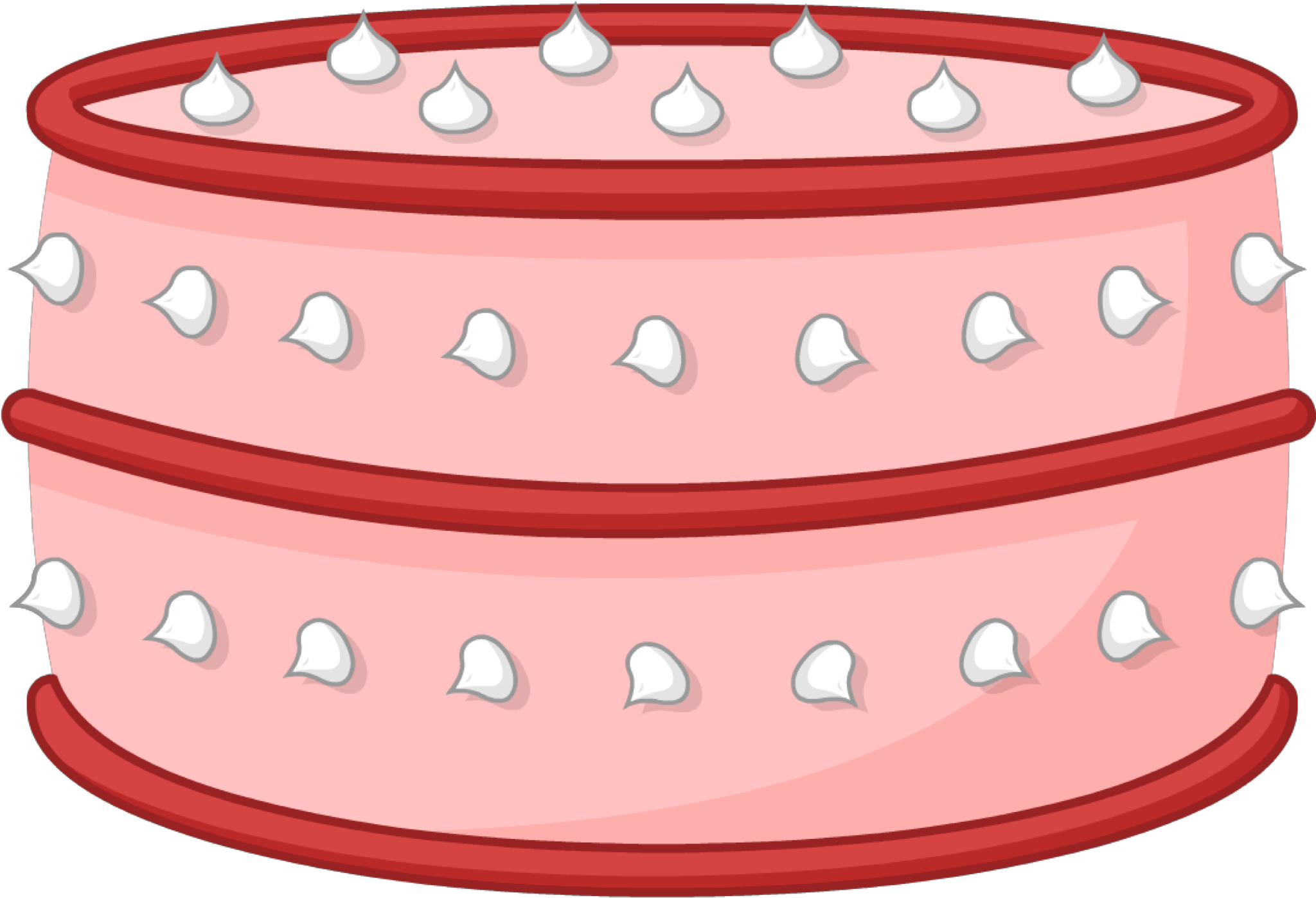 Fork Clipart Cake - Bfdi Cake (2048x1436)