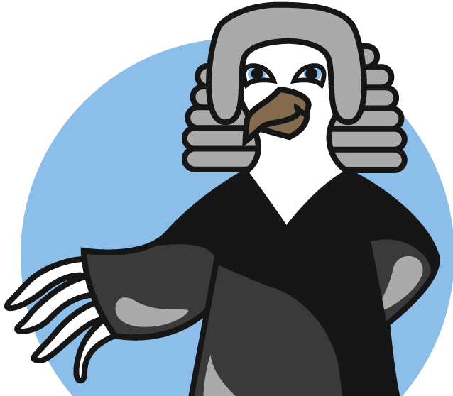 Welcome - Legal Eagle Cartoon (638x558)
