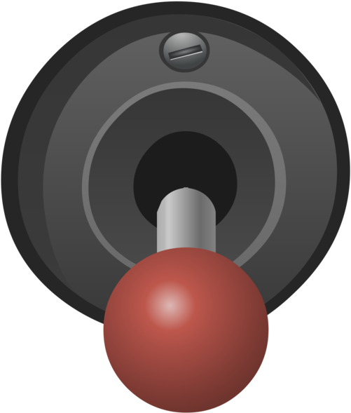 Joystick Electrical Switches Computer Icons Push-button - Clip Art (573x750)
