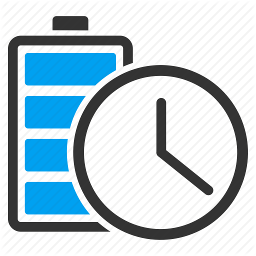 Vector Battery Power - Battery Time Icon (512x512)