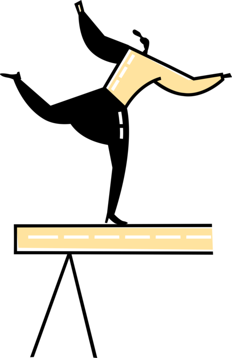 Gymnastics Routine On Image - Gymnastics (455x700)