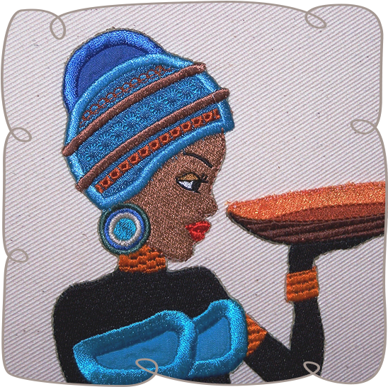 Gabi African Lady - Thread (580x580)