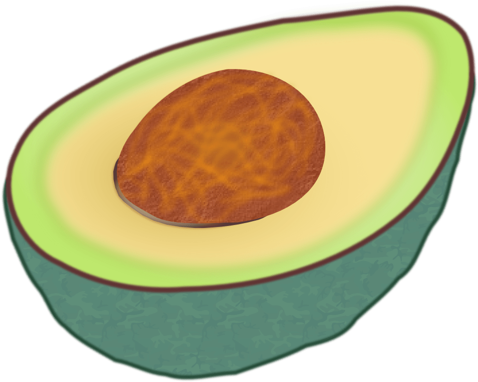 Avocado - Avocado Clip Art (1000x806)