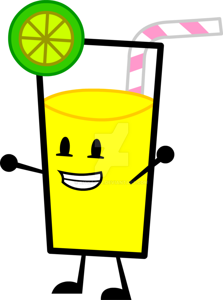Commission By Kitkatyj On Deviantart - Bfdi Lemonade (770x1038)