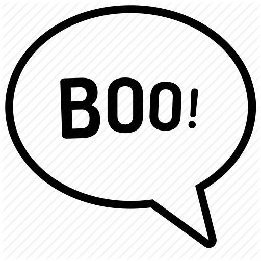 Halloween Boo Speech Bubble (512x512)