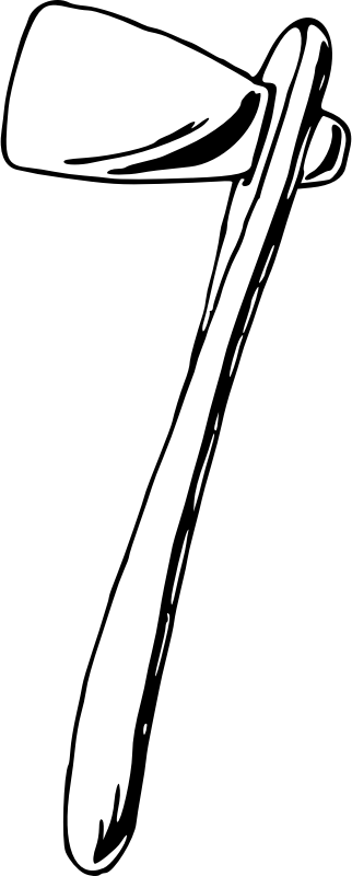 Medium Image - Tomahawk Drawing (322x800)