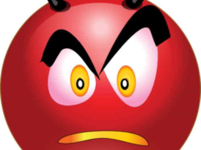 Emoticon Devil Horns - Clip Art (640x480)