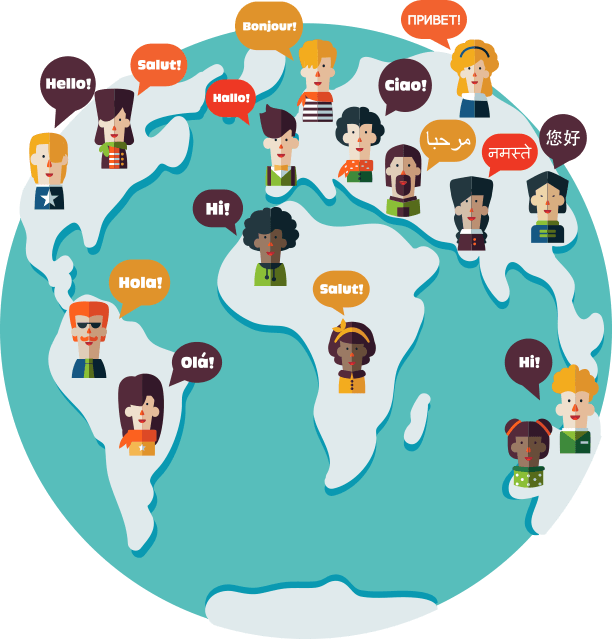Evidence Clipart Problem Identification - Languages Vector (612x639)