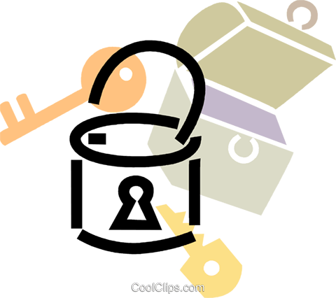 Lock Clipart Lockbox - Lockbox Clipart (480x426)