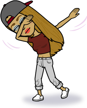 Dabbing - Cartoon (398x398)