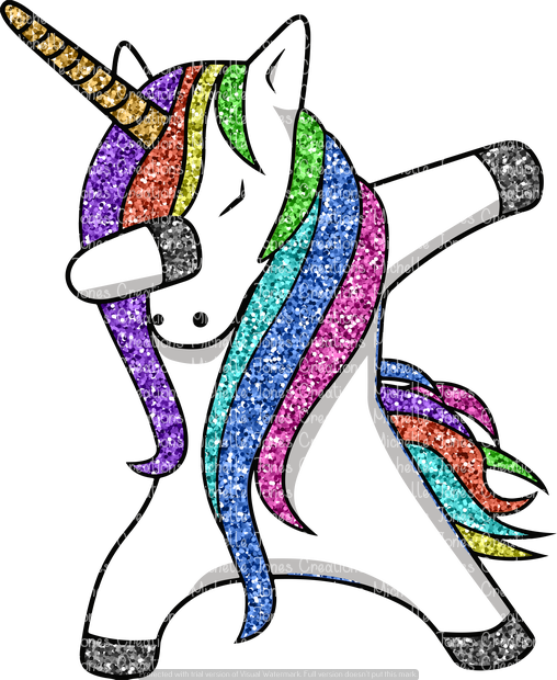 Dabbing Unicorn (508x620)