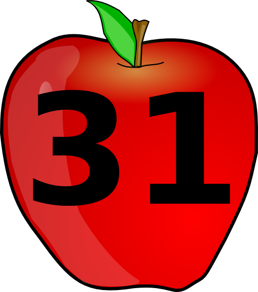 Apple Clip Art (528x596)