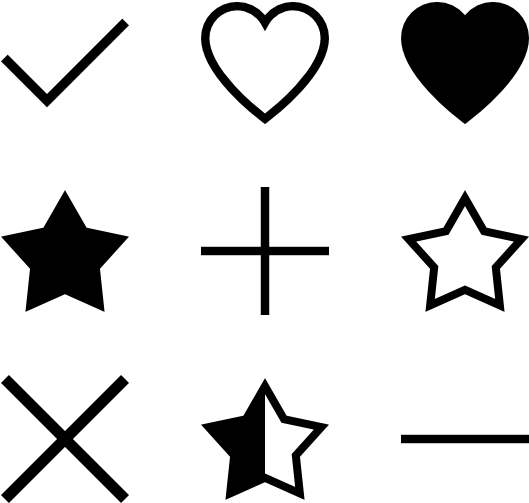 List Clipart Vector - Star Vector Line Icon (600x564)
