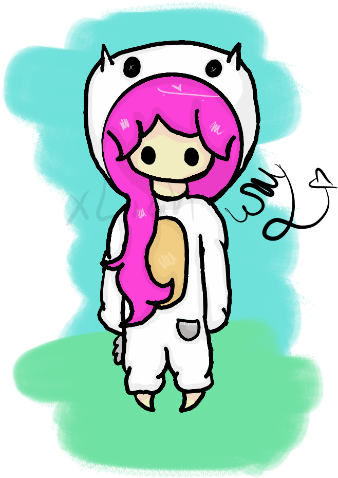 Llama Mama - Cartoon (752x939)